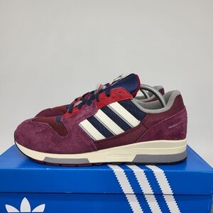 New adidas ZX 420 'Maroon Collegiate Navy' Men's Athletic Shoes Size 12